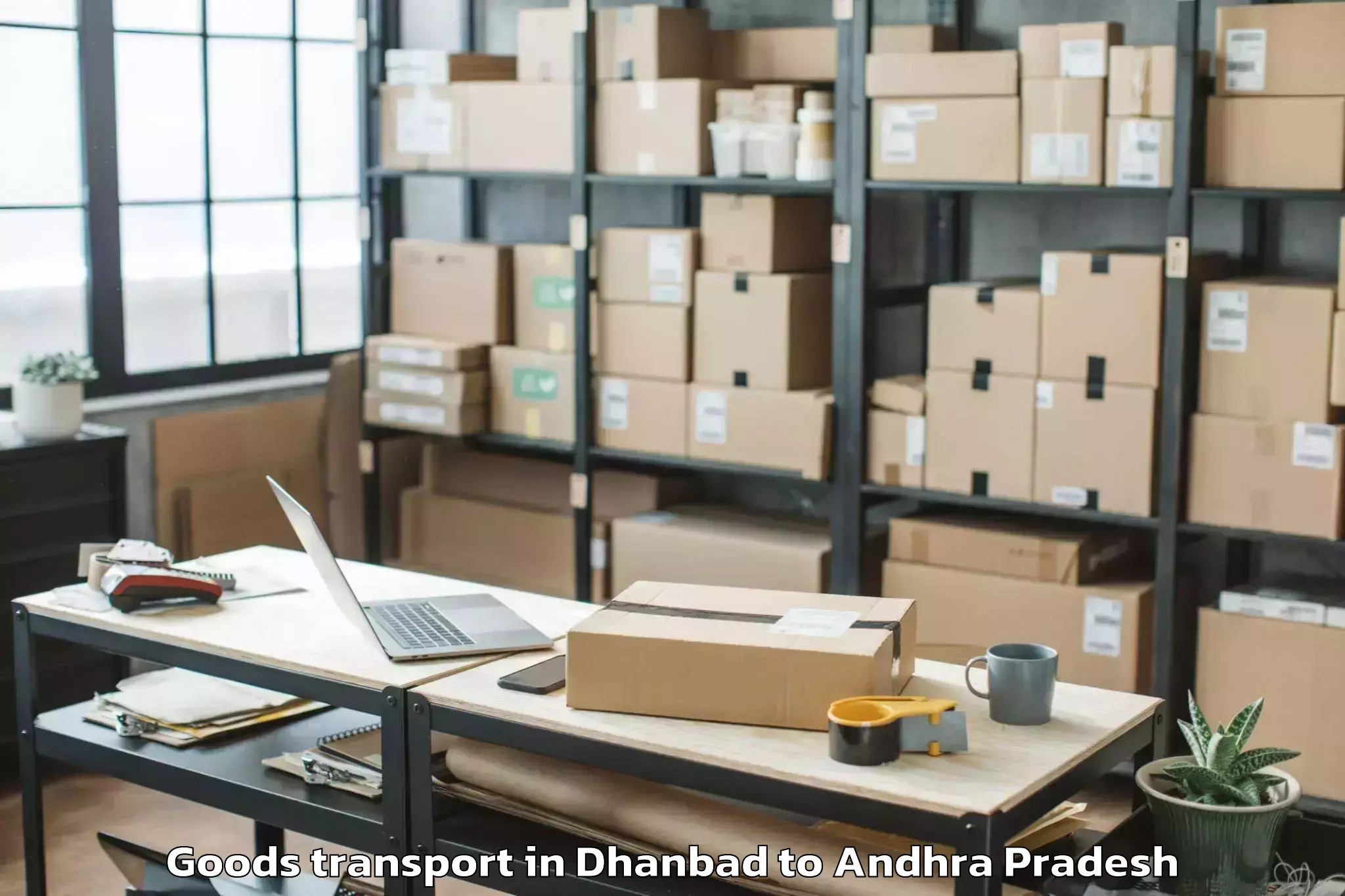 Expert Dhanbad to Kandukur Goods Transport